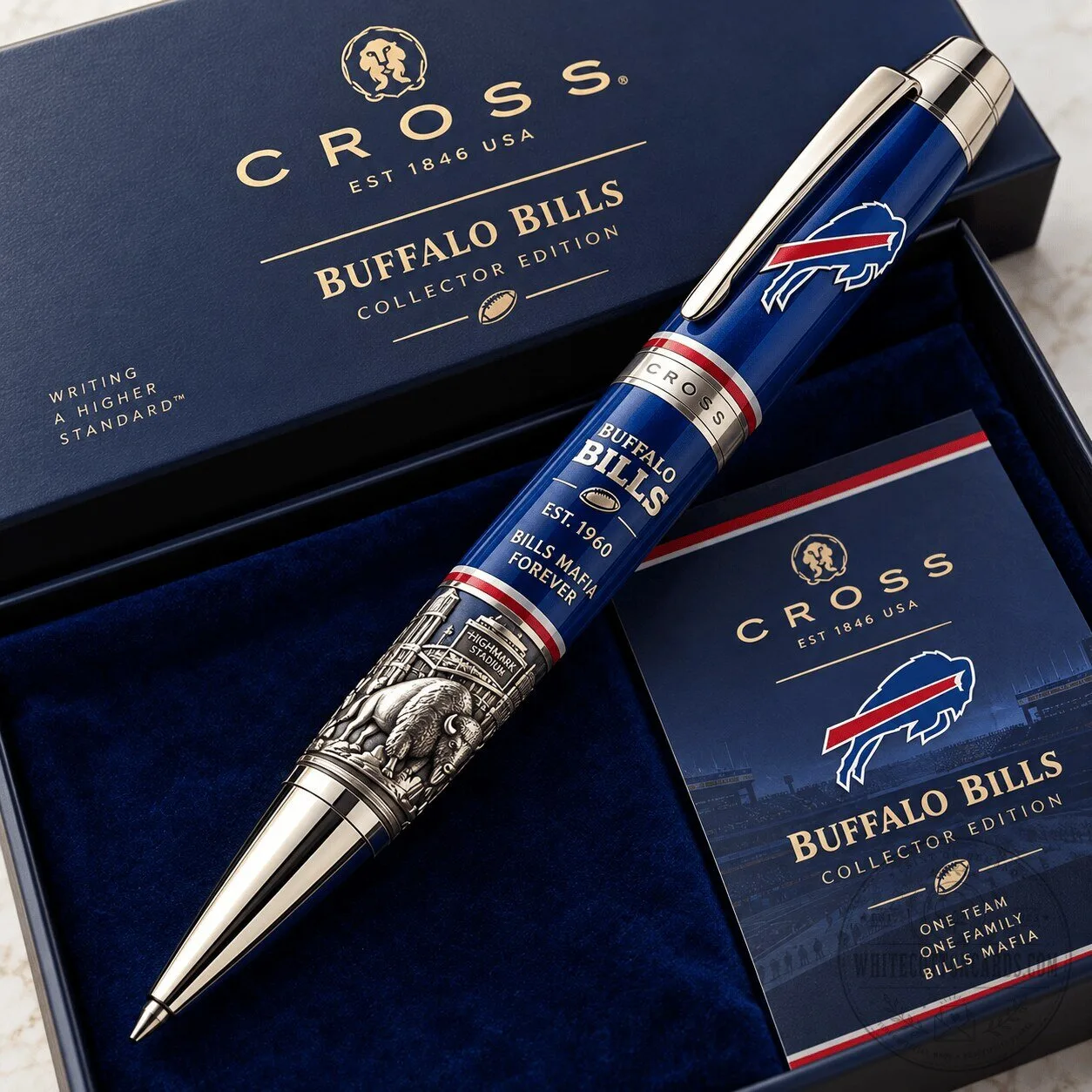 Buffalo Bills NFL Football Team Cross Century II Collector's Edition Pen