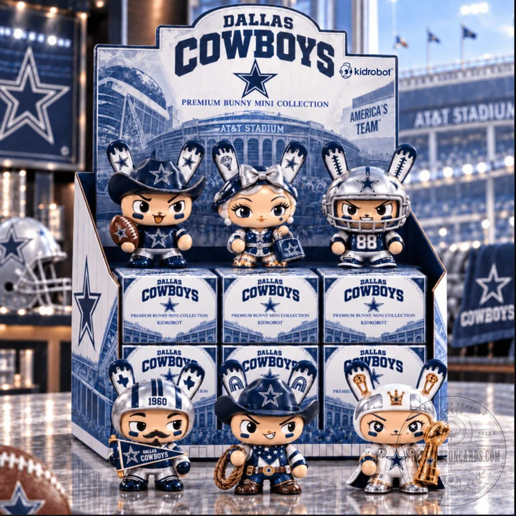 Dallas Cowboys Kidrobot Premium Bunny Mini Collection Blind Box Figurine Dallas Cowboys Kidrobot Premium Bunny Mini Collection Blind Box Figurine