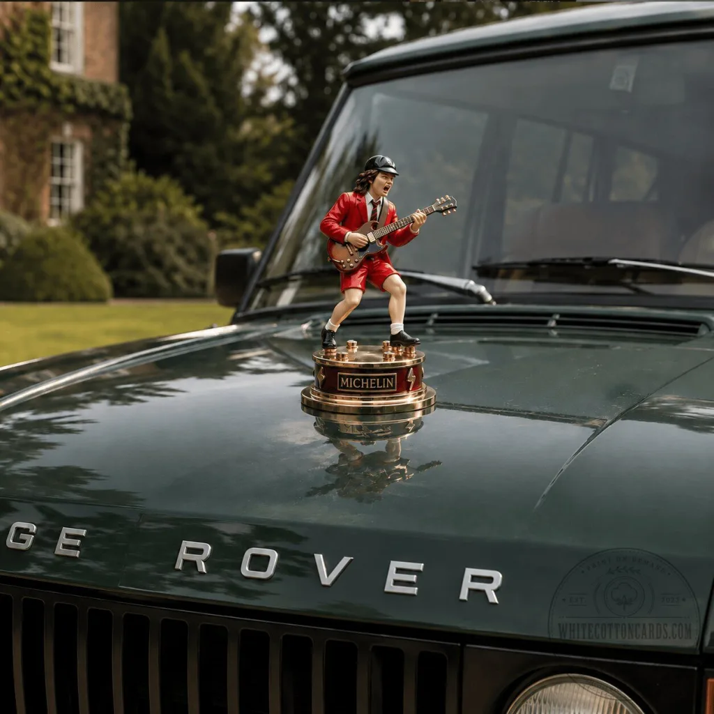ACDC Angus Young Michelin Car Hood Ornament Figurine ACDC Angus Young Michelin Car Hood Ornament Figurine