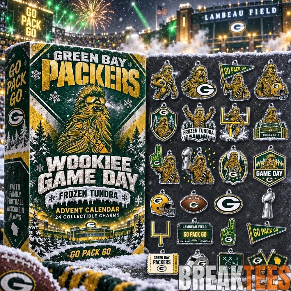 Green Bay Packers Chewbacca Wookiee Game Day Frozen Tundra Advent Calendar 2 Green Bay Packers Chewbacca Wookiee Game Day Frozen Tundra Advent Calendar