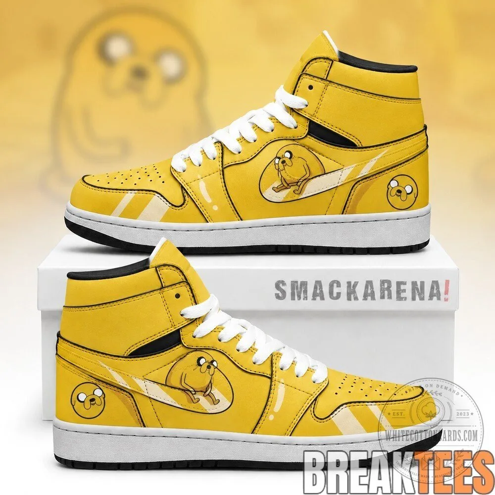 Adventure Time Jake the Dog Cartoon High Top Sneakers