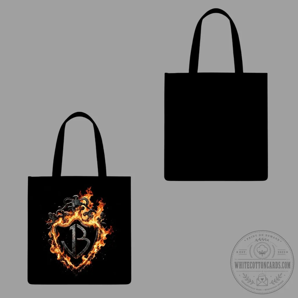 Burning Up Tour All Over Again Black Cotton Canvas Tote Bag Burning Up Tour All Over Again Black Cotton Canvas Tote Bag