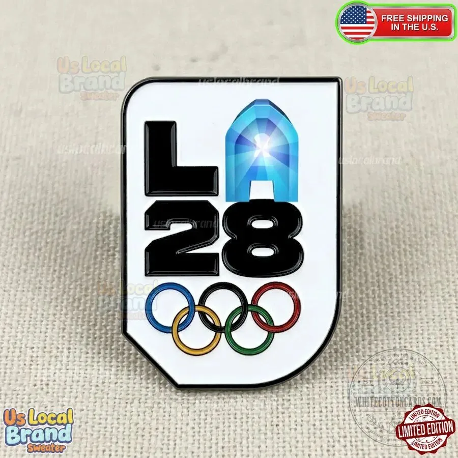 Los Angeles 2028 Summer Olympics Games Logo Pin Badge 5 Los Angeles 2028 Summer Olympics Games Logo Pin Badge