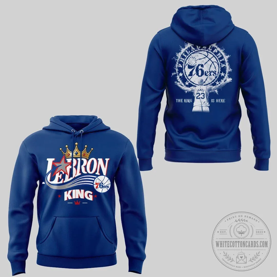Hoodie for Fans of LeBron James and Sixers King Basketball 7 Hoodie for Fans of LeBron James and Sixers King Basketball