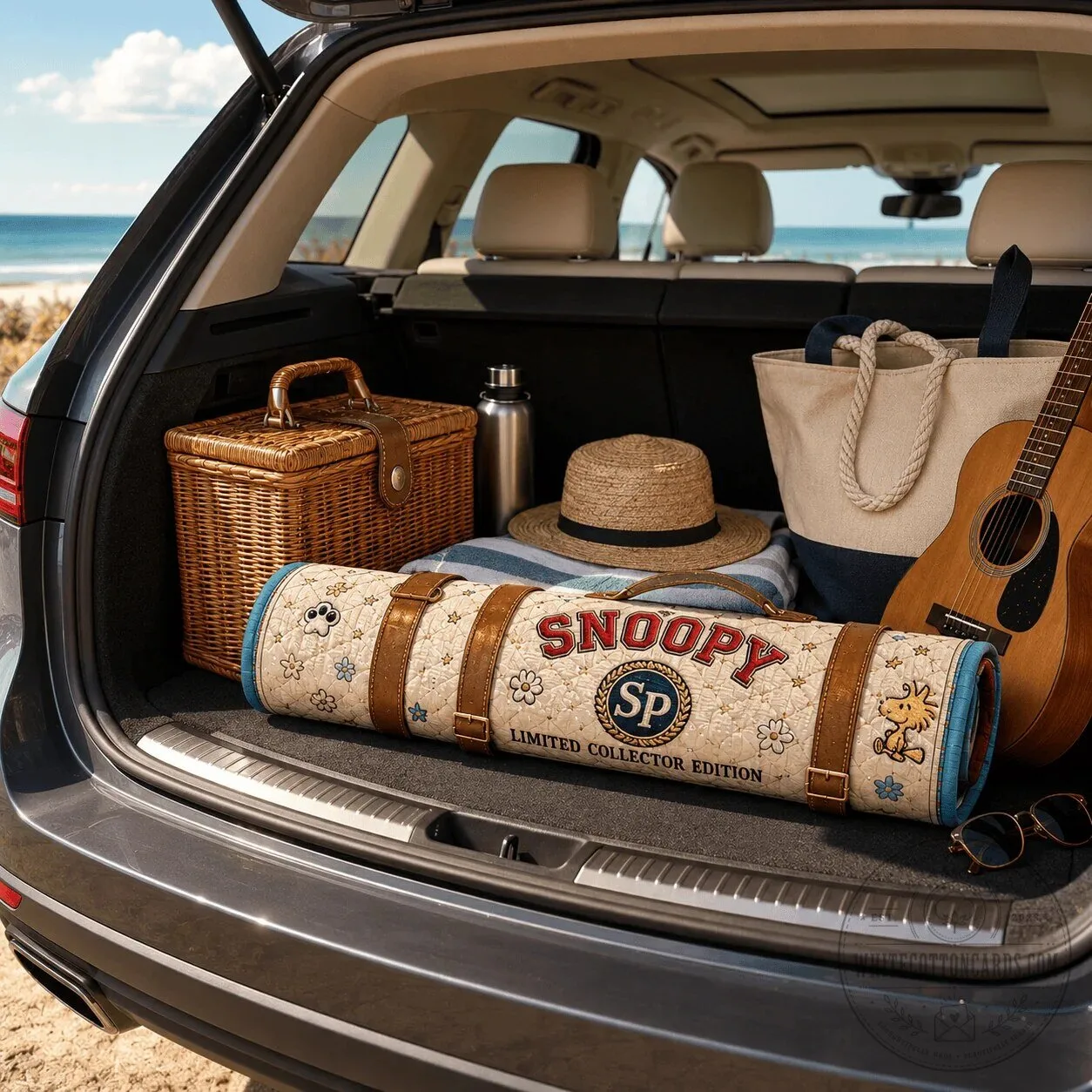 Snoopy Peanuts Happiness Is Summer Outdoor Picnic Blanket 9 Snoopy Peanuts Happiness Is Summer Outdoor Picnic Blanket