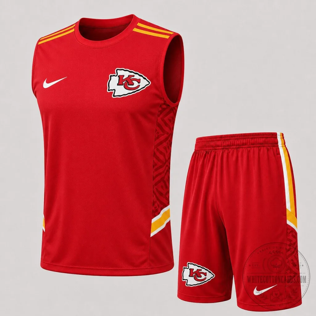 Kansas City Chiefs Red Performance Sleeveless Tank Top Kansas City Chiefs Red Performance Sleeveless Tank Top