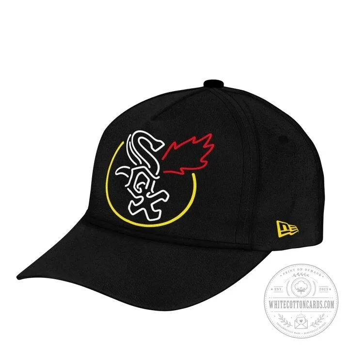 Hot Ones Chicago White Sox Baseball Team Logo Black Cap Hat 9 Hot Ones Chicago White Sox Baseball Team Logo Black Cap Hat