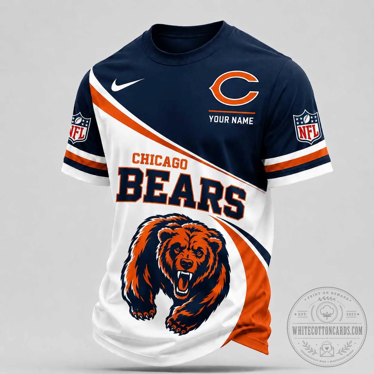 NFL Chicago Bears Fan Gear T-Shirt - Football Team Apparel