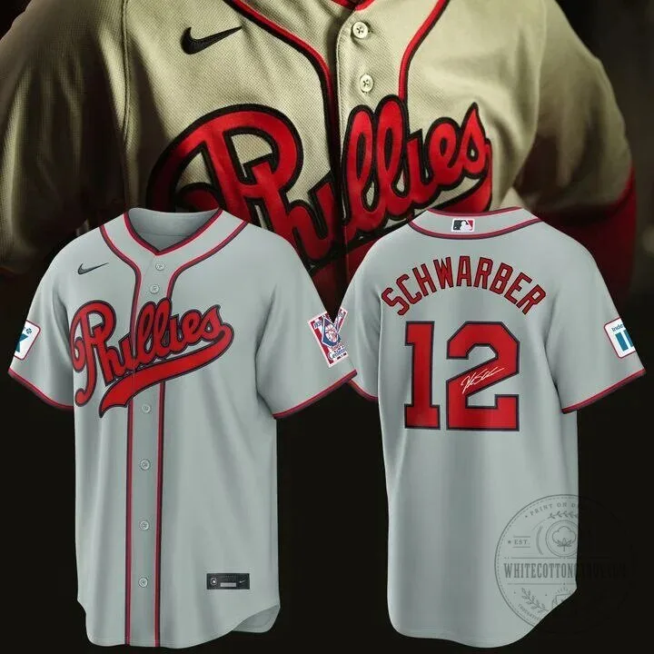 Philadelphia Phillies 2026 Field of Dreams Jersey - Kyle Schwarber Baseball Gear
