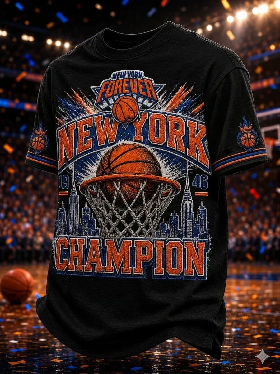 New York Forever Champion Basketball Fan Shirt