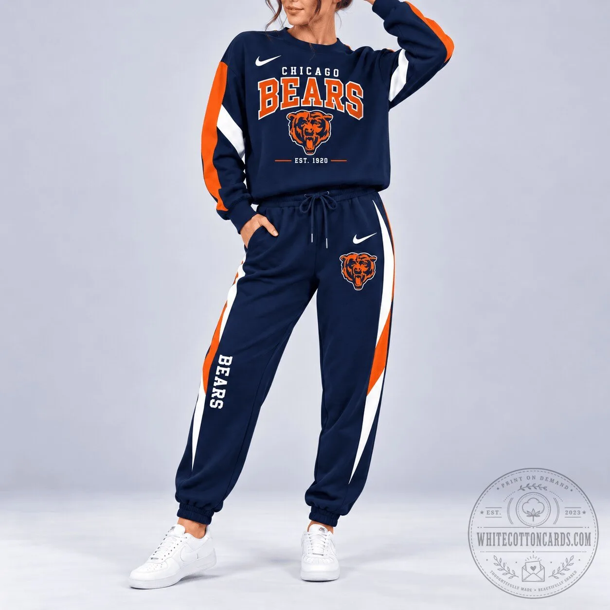 Chicago Bears National Football League Team Spirit Crewneck Sweatshirt