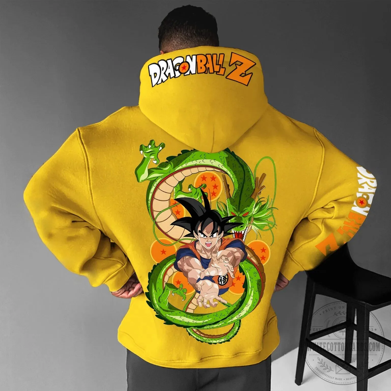 Dragon Ball Z Goku and Shenron Anime Hoodie