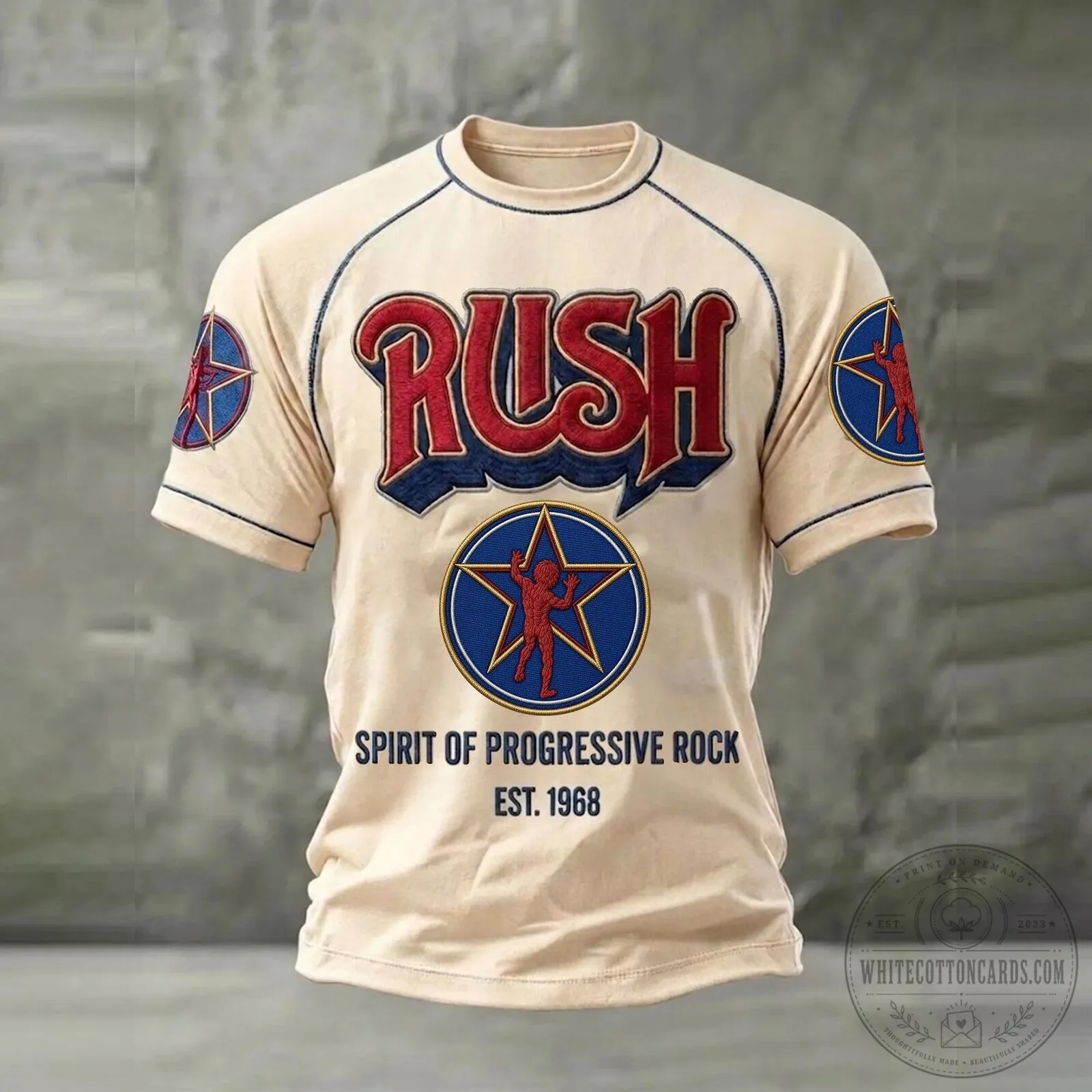 Rush Spirit of Progressive Rock Est. 1968 Baseball Jersey