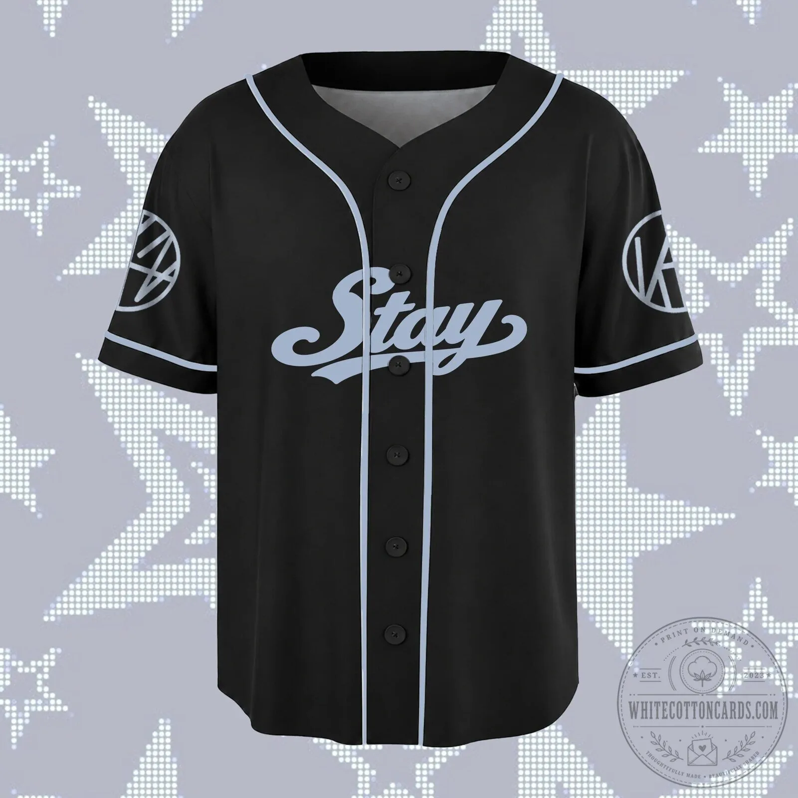 Stray Kids K-Pop Band Paper Tale Baseball Jersey 8 Stray Kids K-Pop Band Paper Tale Baseball Jersey