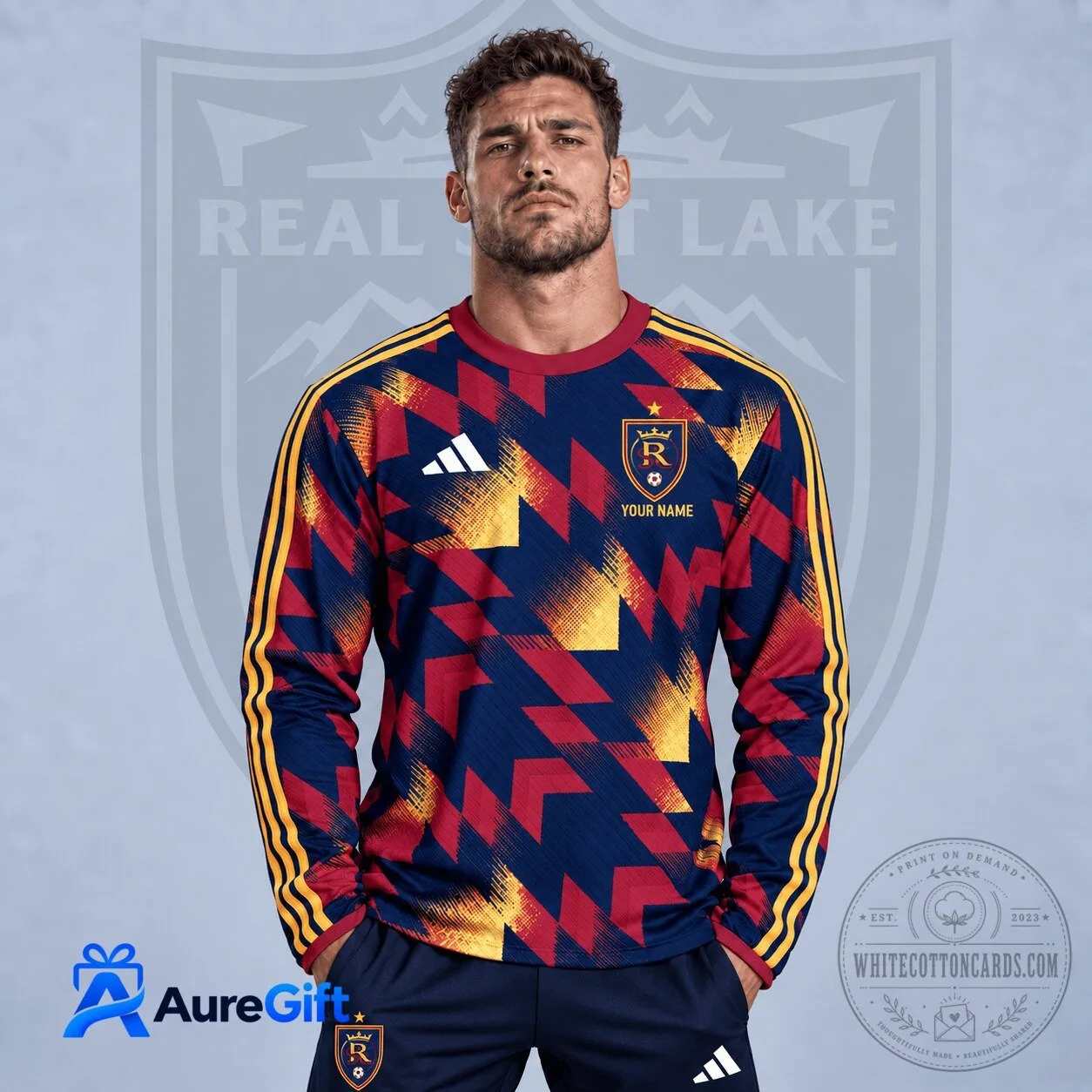Real Salt Lake Soccer Club Personalized Long Sleeve Jersey