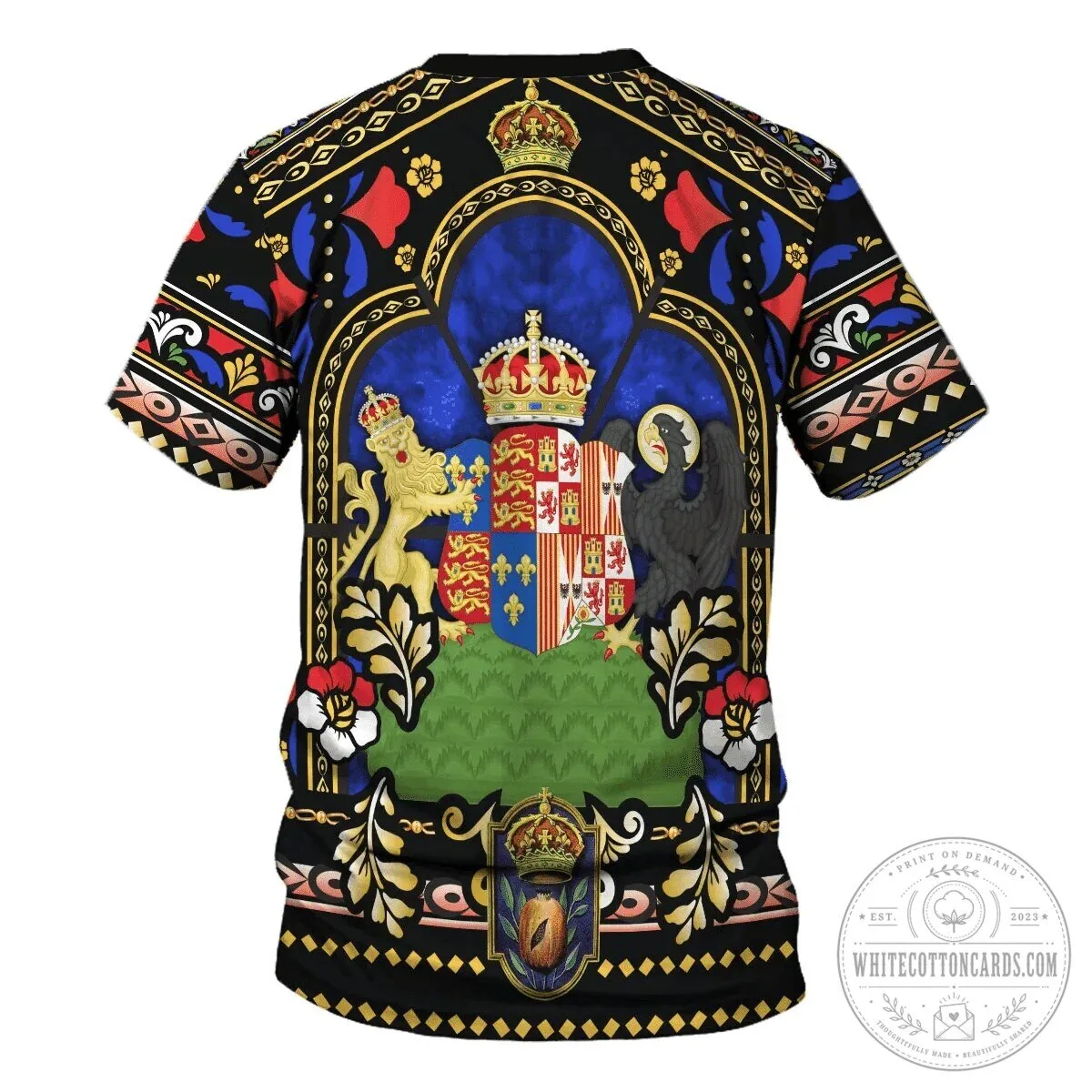 Catherine of Aragon Queen of England Stained Glass Portrait Hoodie Sweatshirt 25 Catherine of Aragon Queen of England Stained Glass Portrait Hoodie Sweatshirt