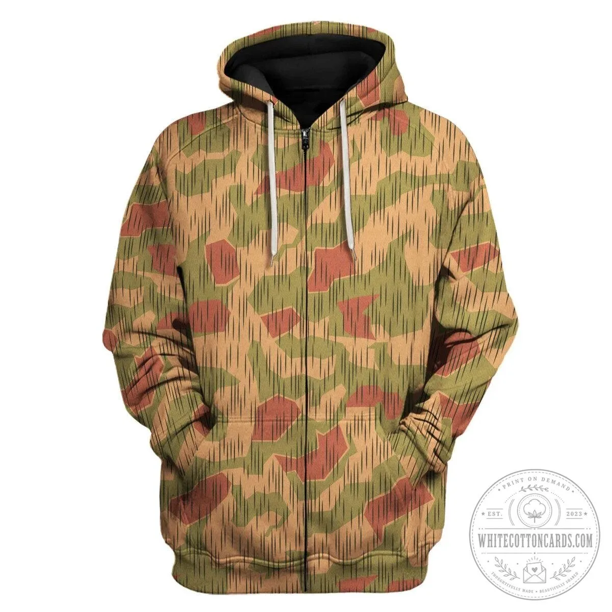 Sumpftarnmuster 1943 German Camouflage Hoodie and Pants Set 20 Sumpftarnmuster 1943 German Camouflage Hoodie and Pants Set