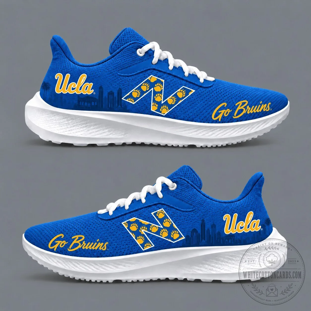 UCLA Bruins College Football Team Fan Running Shoes 4 UCLA Bruins College Football Team Fan Running Shoes