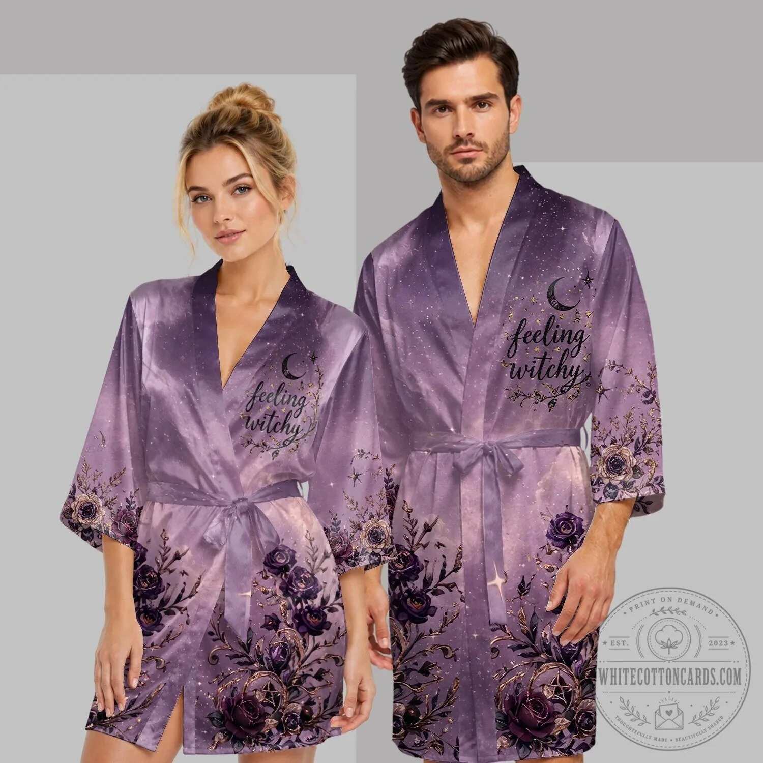 Feeling Witchy Personalized Satin Robe for Witch Lovers 11 Feeling Witchy Personalized Satin Robe for Witch Lovers
