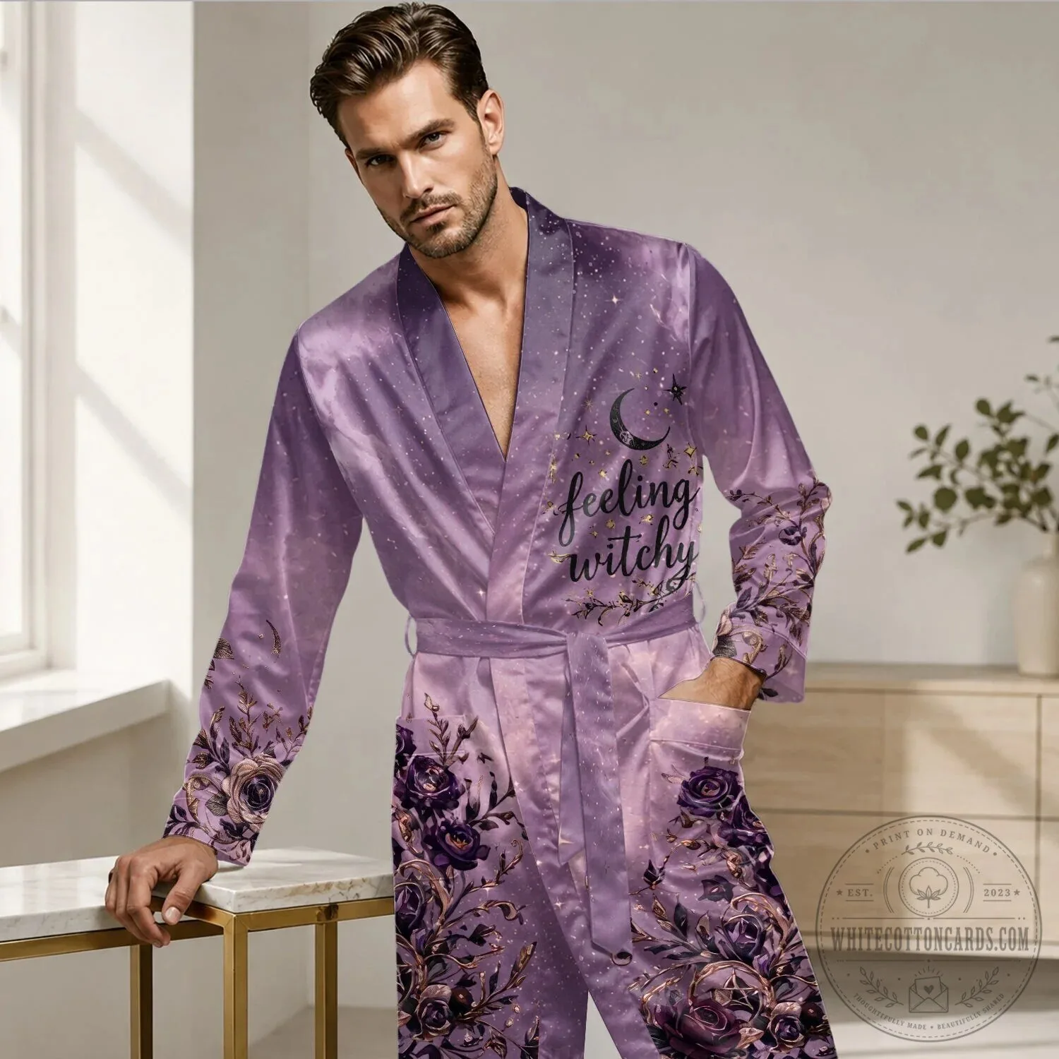 Feeling Witchy Personalized Satin Robe for Witch Lovers 13 Feeling Witchy Personalized Satin Robe for Witch Lovers