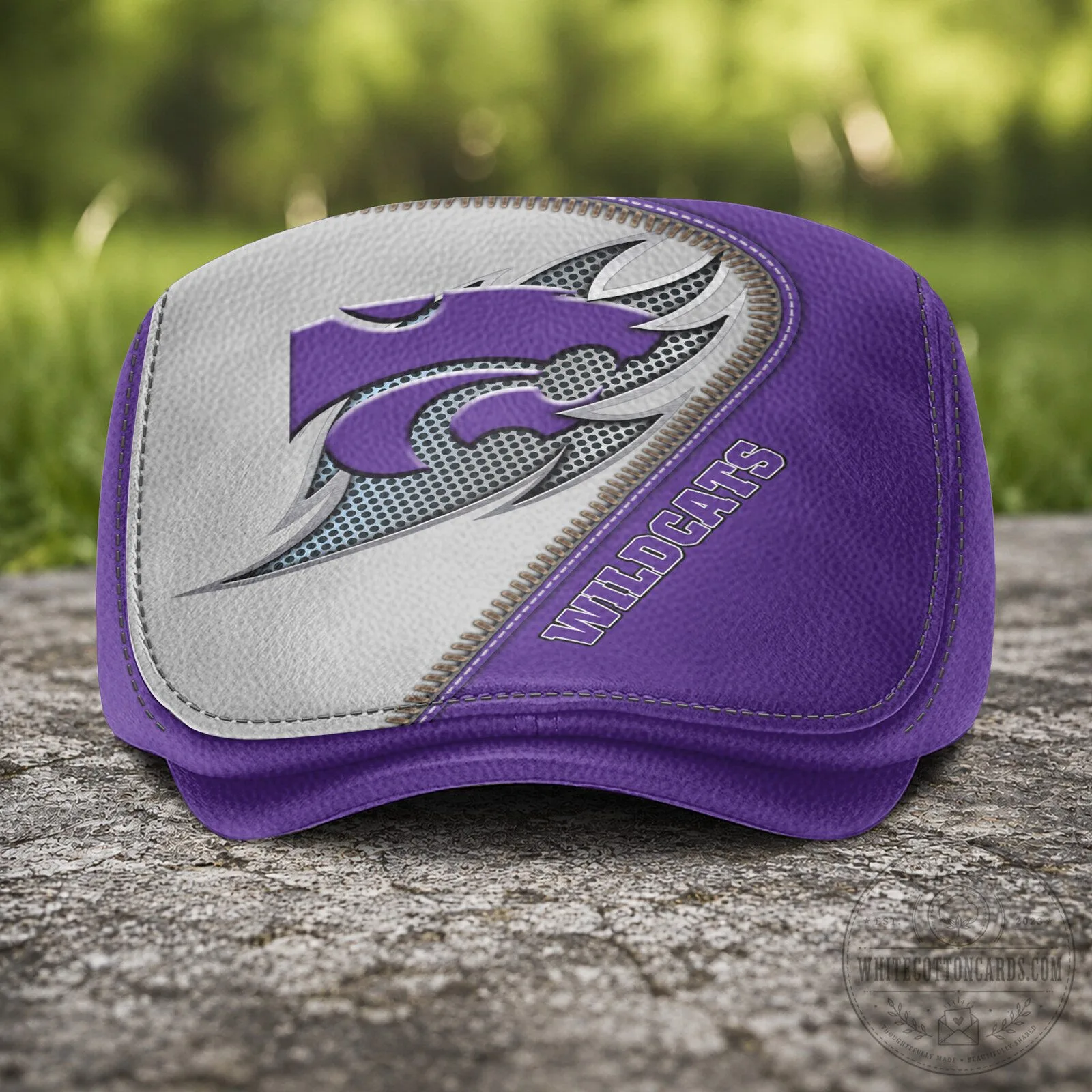 Kansas State Wildcats NCAA Golf Flat Cap Hat 10 Kansas State Wildcats NCAA Golf Flat Cap Hat