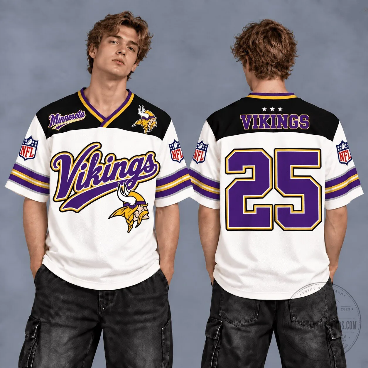 Minnesota Vikings NFL Football Team Fan Jersey