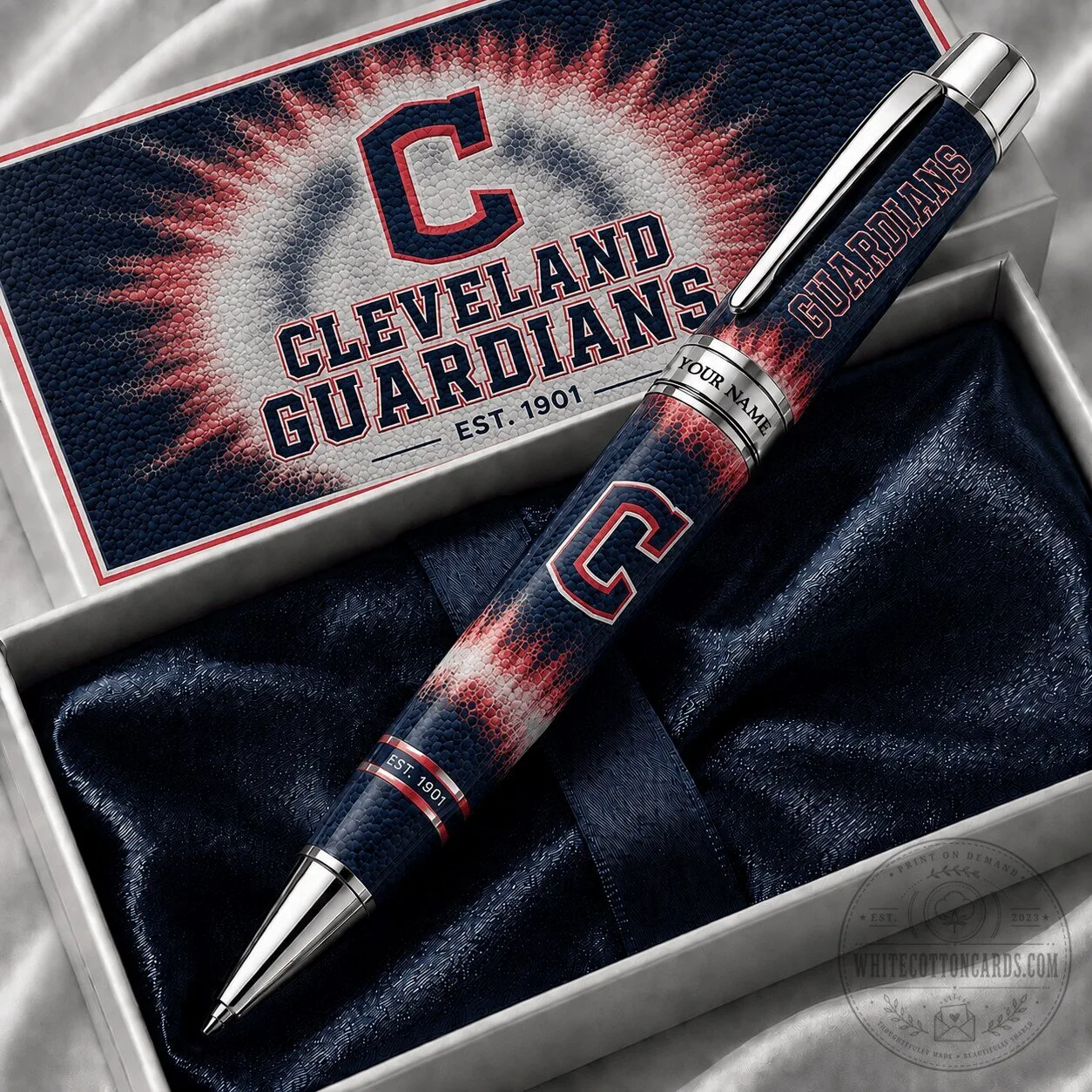 Cleveland Guardians Baseball Team Personalized Ballpoint Pen Gift