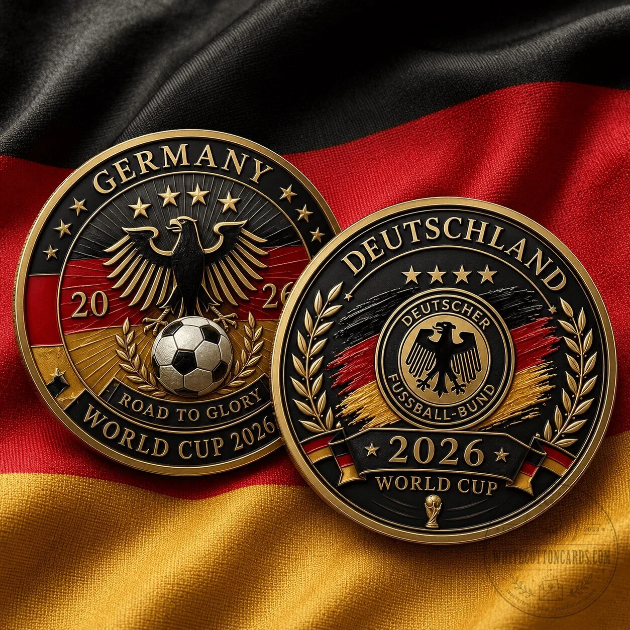Germany Football World Cup 2026 Commemorative Coin Road to Glory