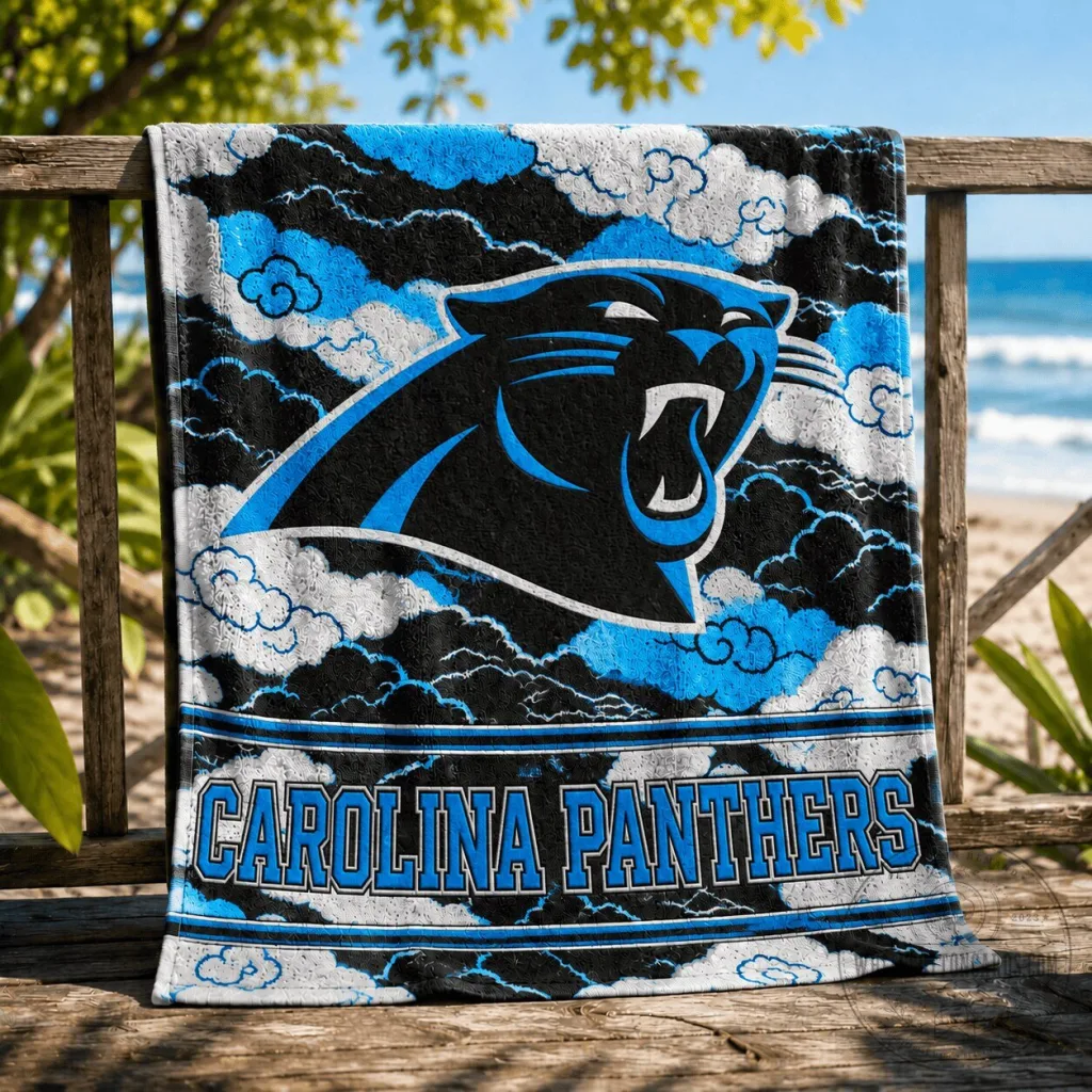 Carolina Panthers NFL Beach Towel for Summer Fun Carolina Panthers NFL Beach Towel for Summer Fun