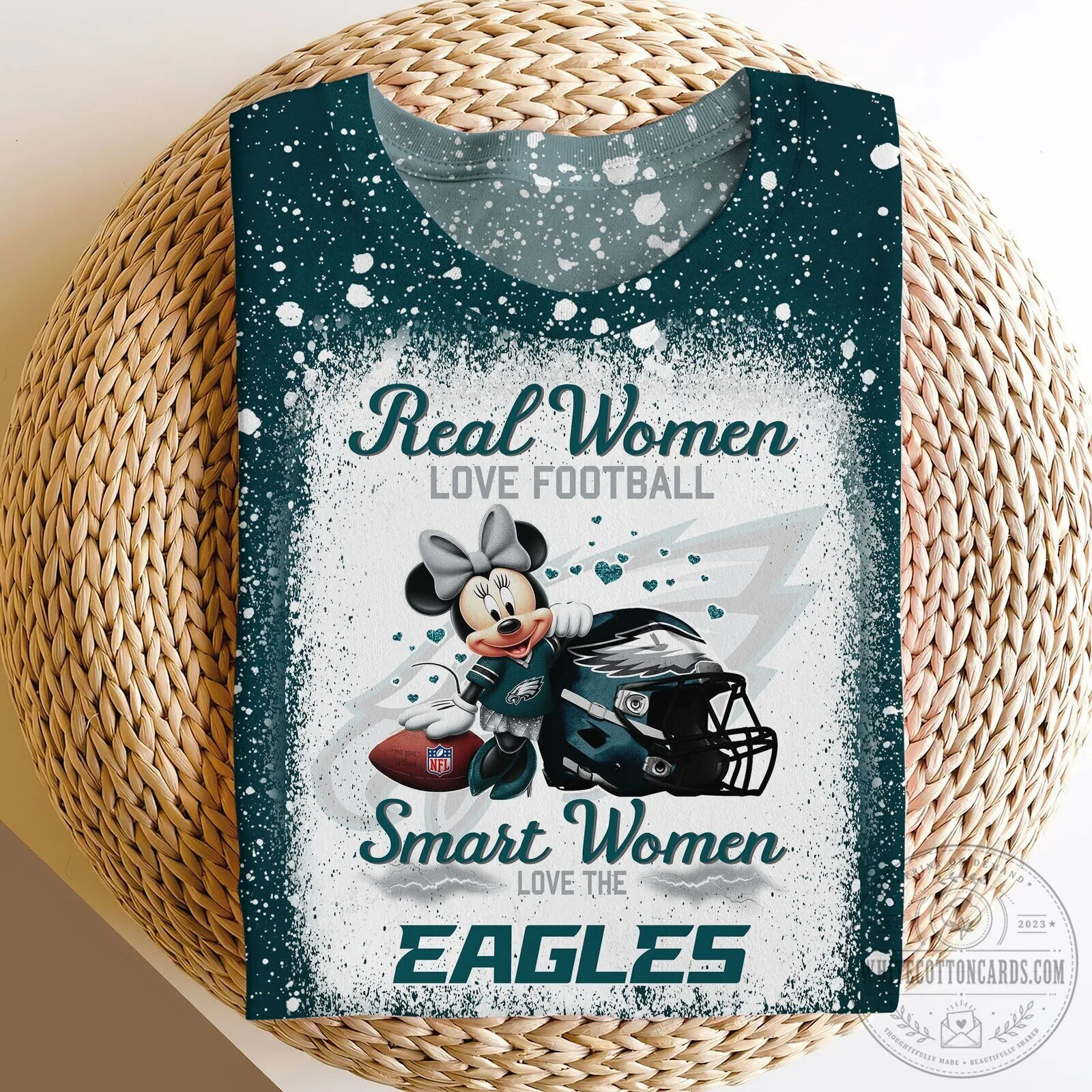 Philadelphia Eagles Minnie Mouse Football Fan T-Shirt 6 Philadelphia Eagles Minnie Mouse Football Fan T-Shirt