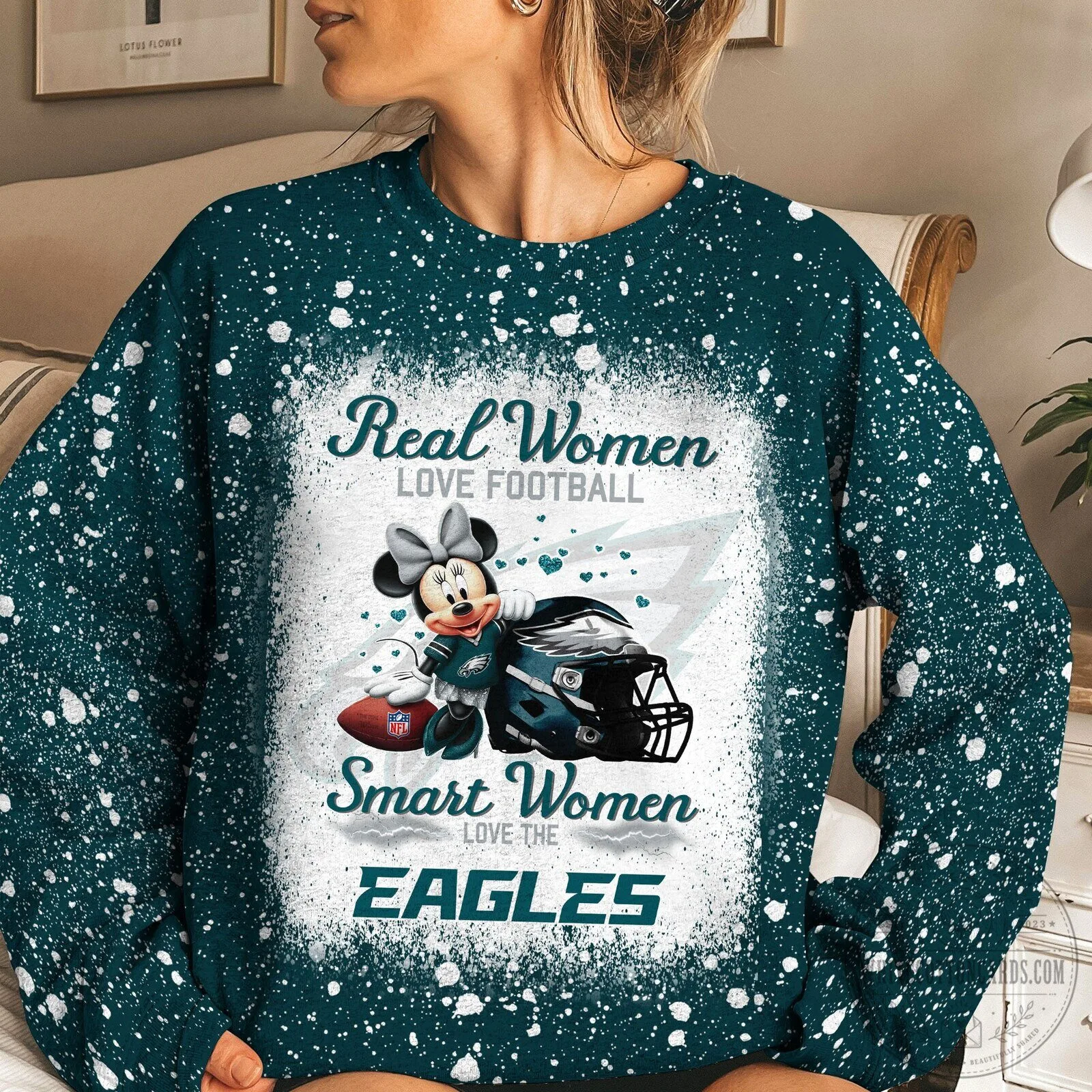 Philadelphia Eagles Minnie Mouse Football Fan T-Shirt 14 Philadelphia Eagles Minnie Mouse Football Fan T-Shirt
