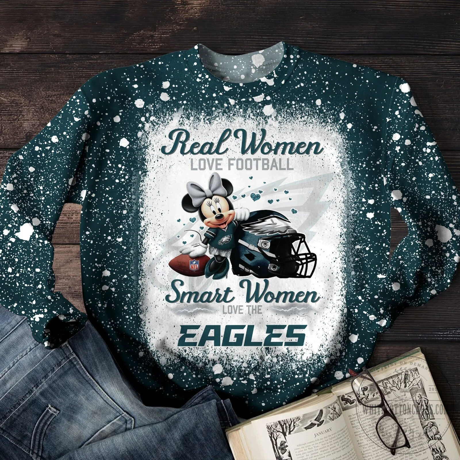 Philadelphia Eagles Minnie Mouse Football Fan T-Shirt 15 Philadelphia Eagles Minnie Mouse Football Fan T-Shirt