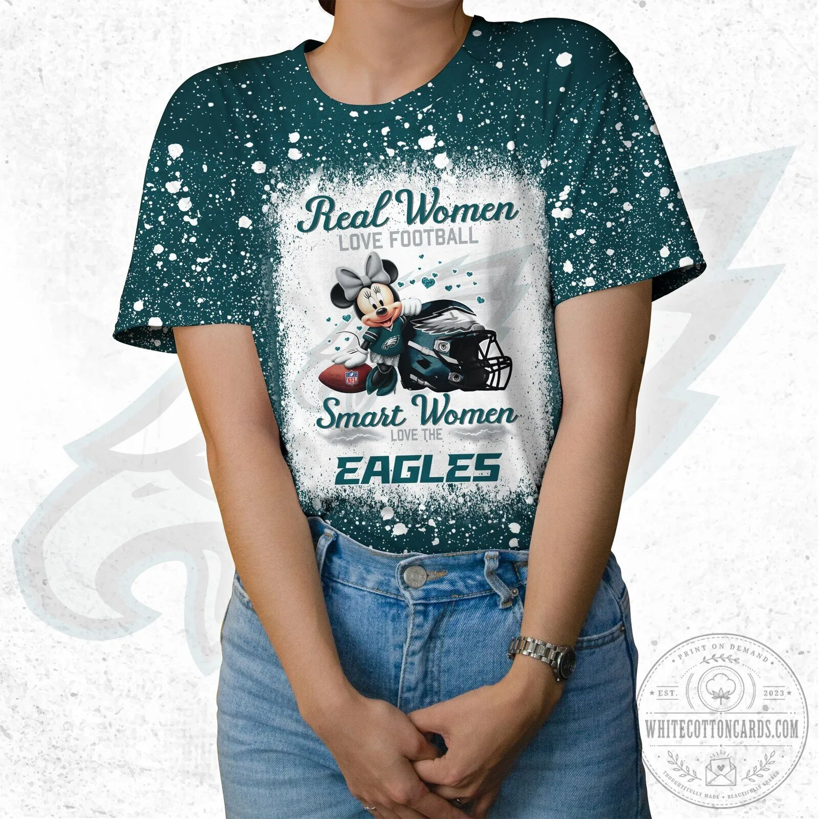 Philadelphia Eagles Minnie Mouse Football Fan T-Shirt 16 Philadelphia Eagles Minnie Mouse Football Fan T-Shirt