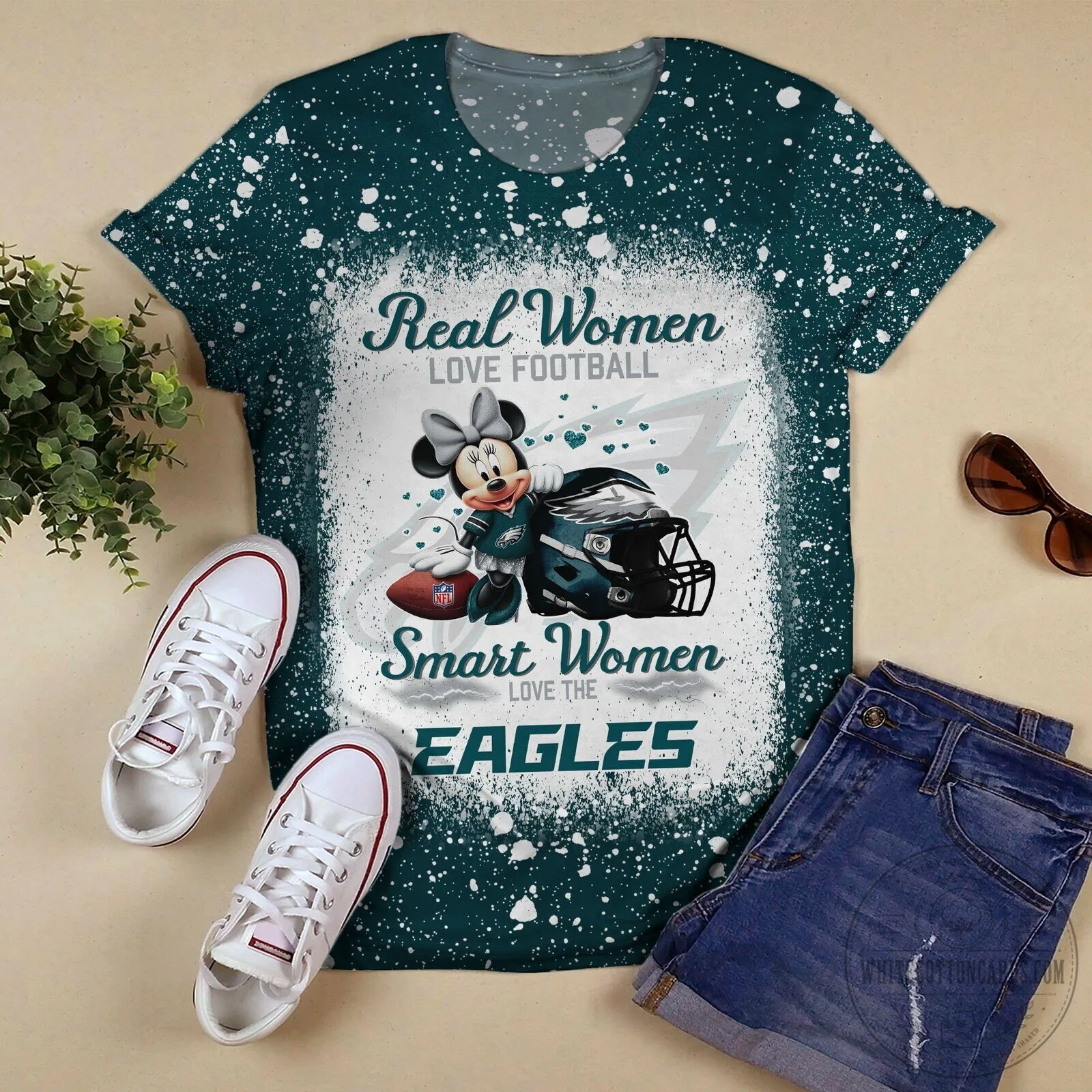 Philadelphia Eagles Minnie Mouse Football Fan T-Shirt 17 Philadelphia Eagles Minnie Mouse Football Fan T-Shirt