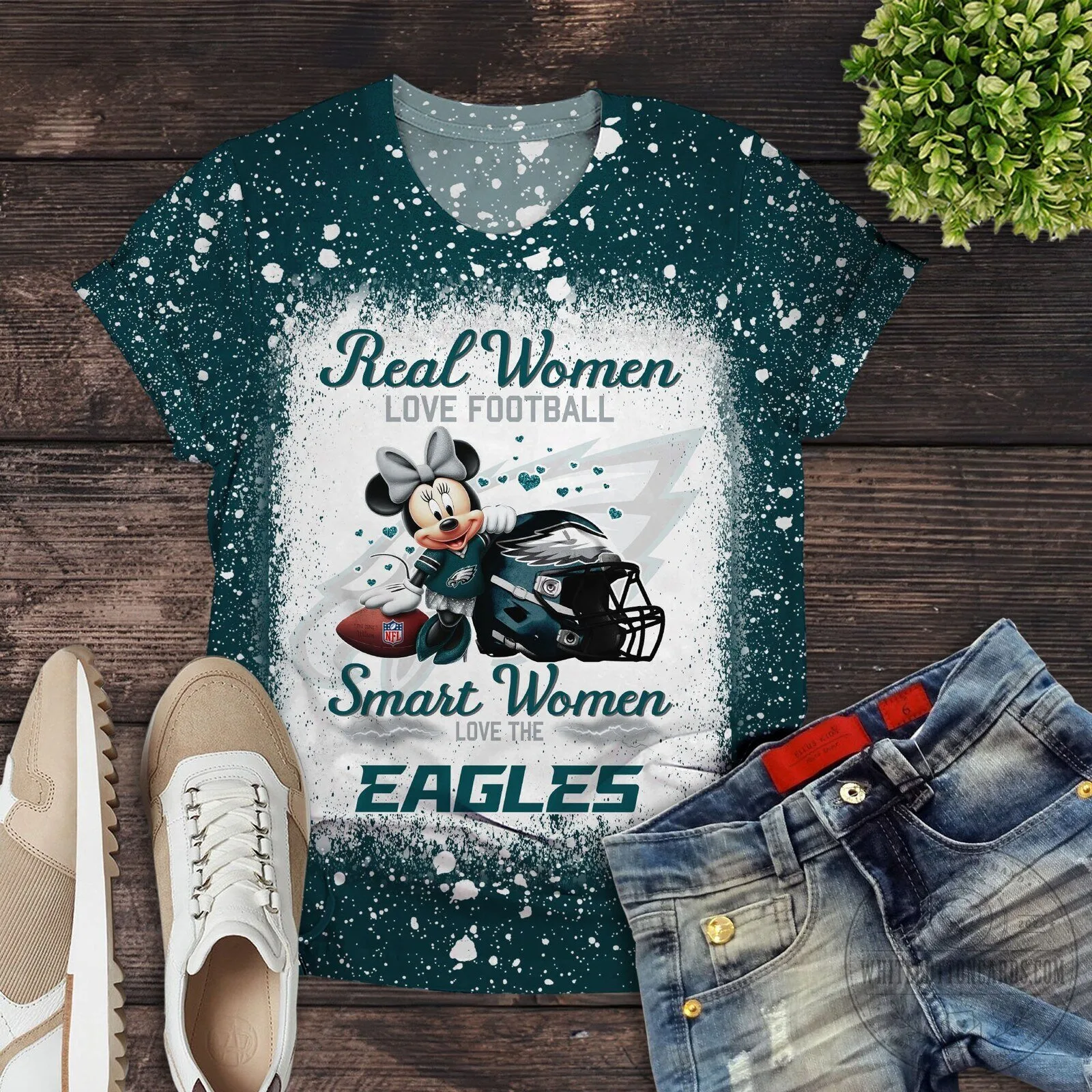 Philadelphia Eagles Minnie Mouse Football Fan T-Shirt 18 Philadelphia Eagles Minnie Mouse Football Fan T-Shirt