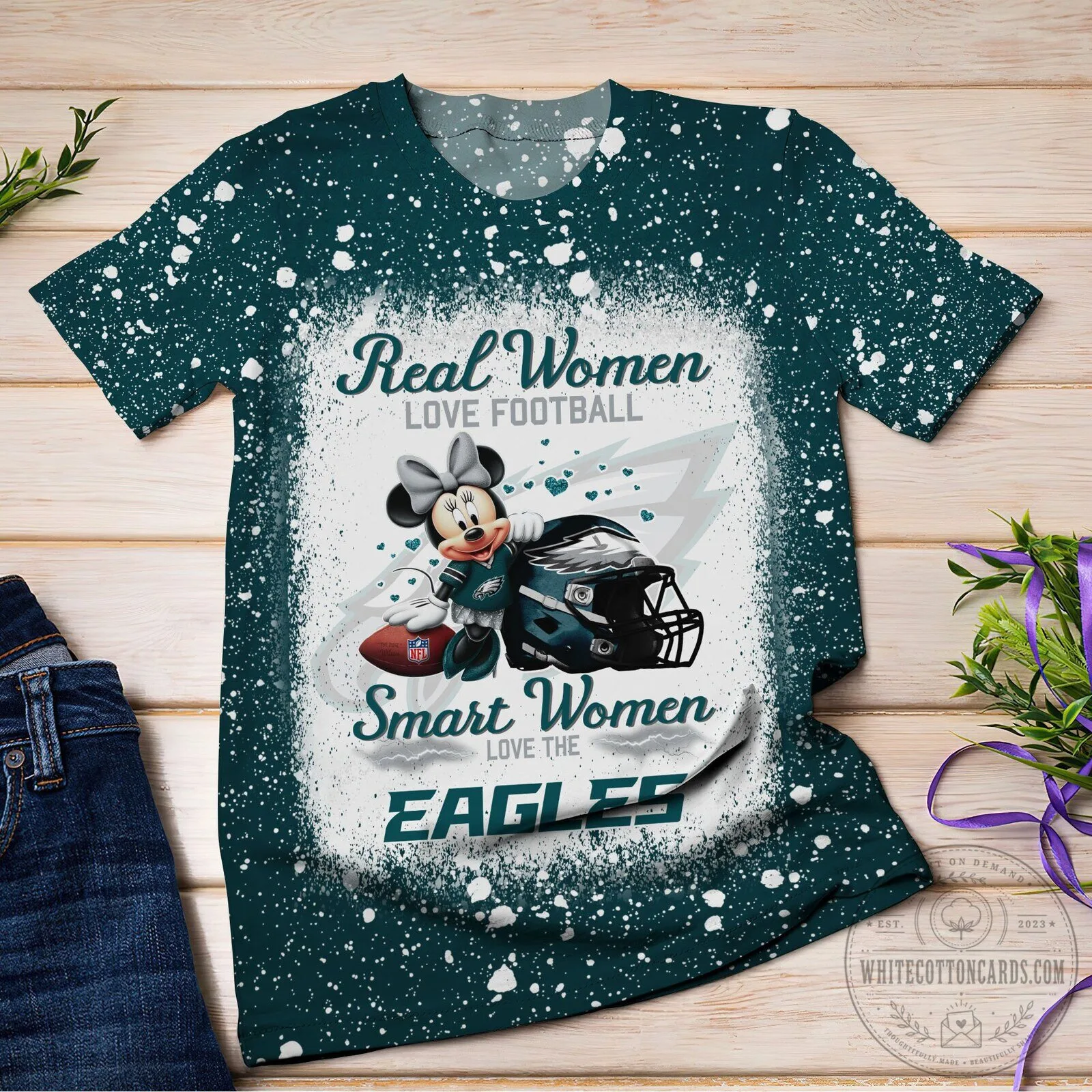 Philadelphia Eagles Minnie Mouse Football Fan T-Shirt 19 Philadelphia Eagles Minnie Mouse Football Fan T-Shirt