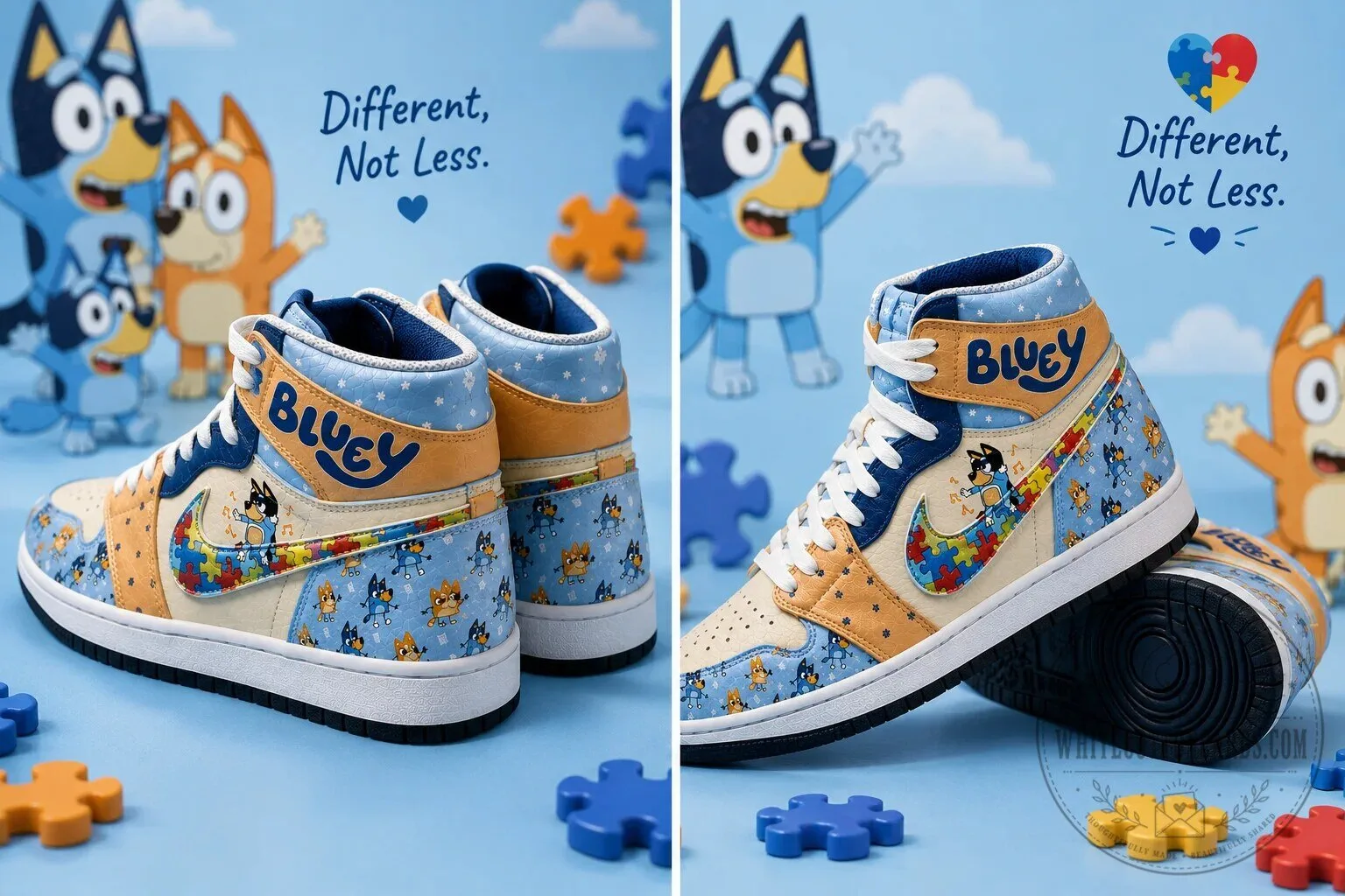 Bluey Autism Awareness High Top Sneakers for Men and Women 8 Bluey Autism Awareness High Top Sneakers for Men and Women