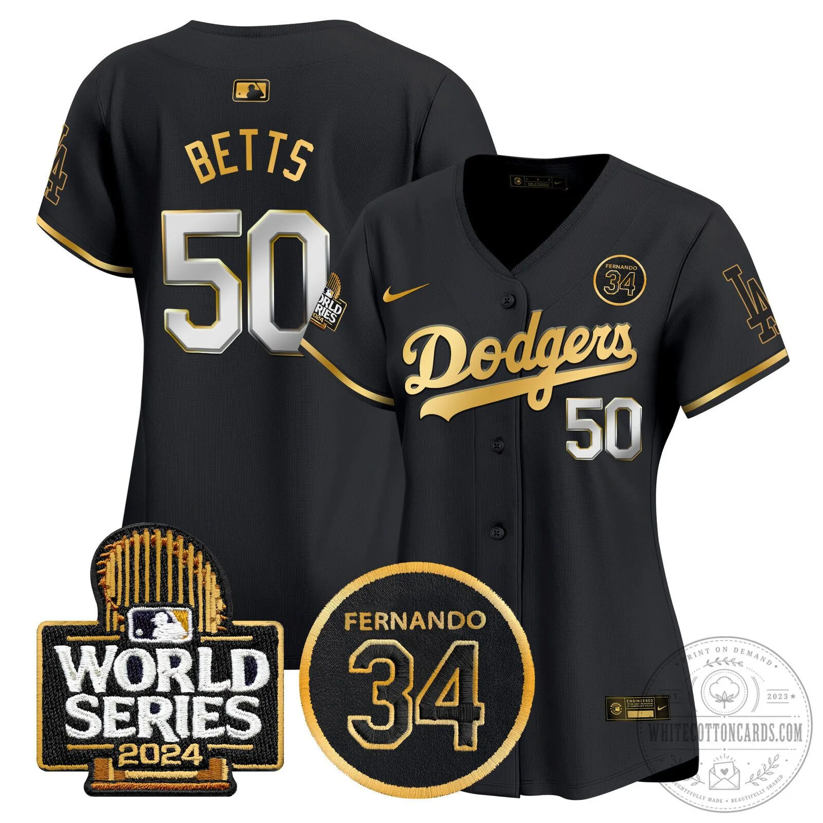 Dodgers Fernando Valenzuela Memorial 2024 World Series Patch Baseball Jersey 57 Dodgers Fernando Valenzuela Memorial 2024 World Series Patch Baseball Jersey