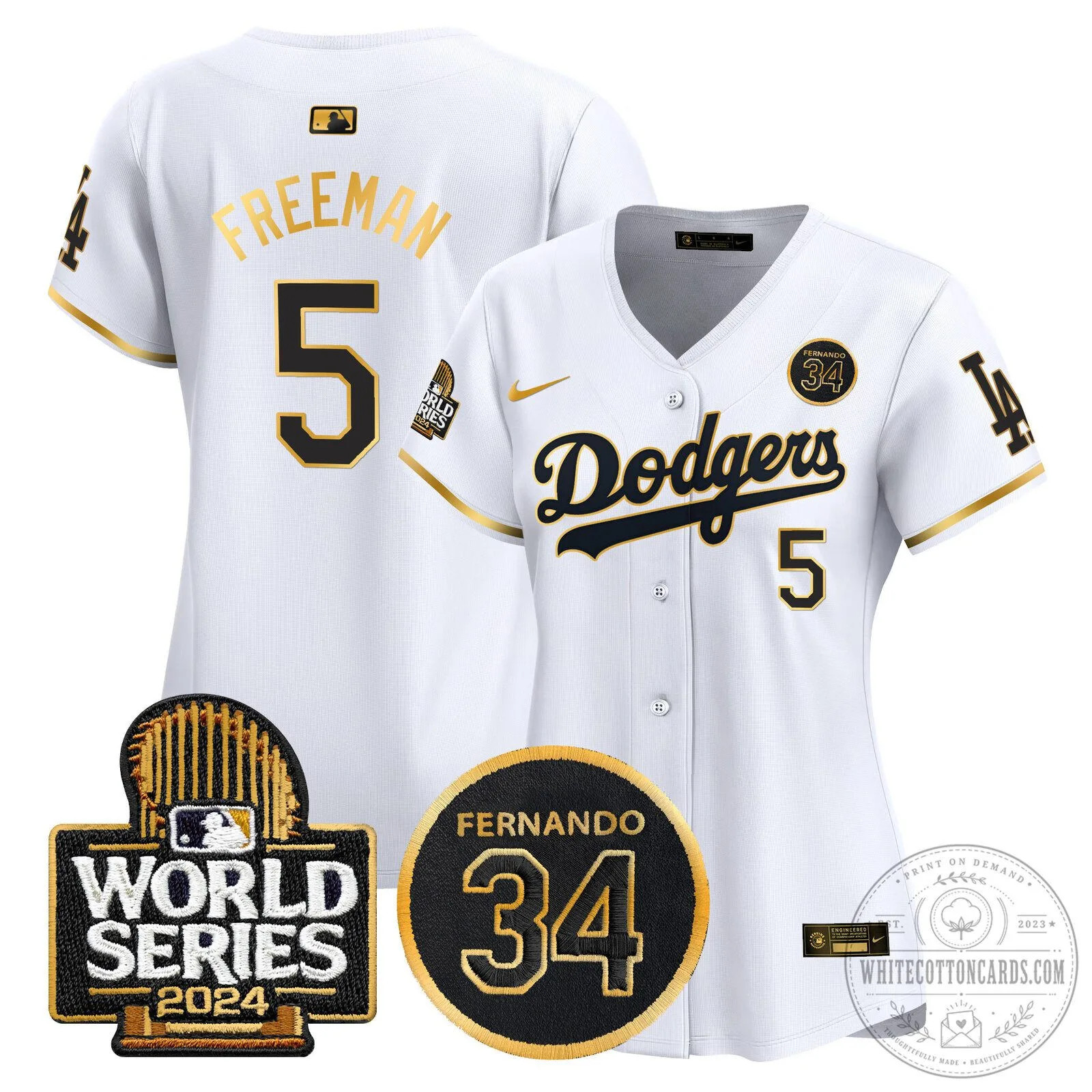 Dodgers Fernando Valenzuela Memorial 2024 World Series Patch Baseball Jersey 66 Dodgers Fernando Valenzuela Memorial 2024 World Series Patch Baseball Jersey