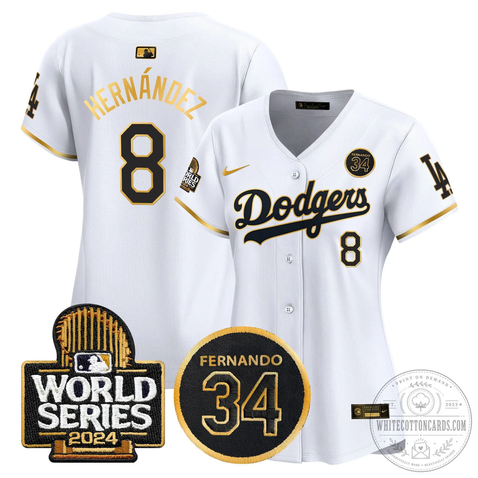 Dodgers Fernando Valenzuela Memorial 2024 World Series Patch Baseball Jersey 70 Dodgers Fernando Valenzuela Memorial 2024 World Series Patch Baseball Jersey