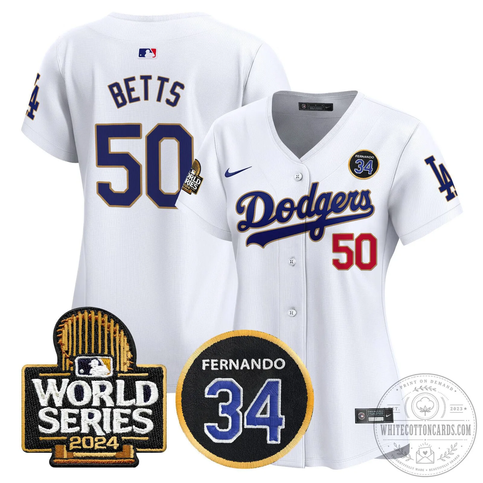 Dodgers Fernando Valenzuela Memorial 2024 World Series Patch Baseball Jersey 77 Dodgers Fernando Valenzuela Memorial 2024 World Series Patch Baseball Jersey