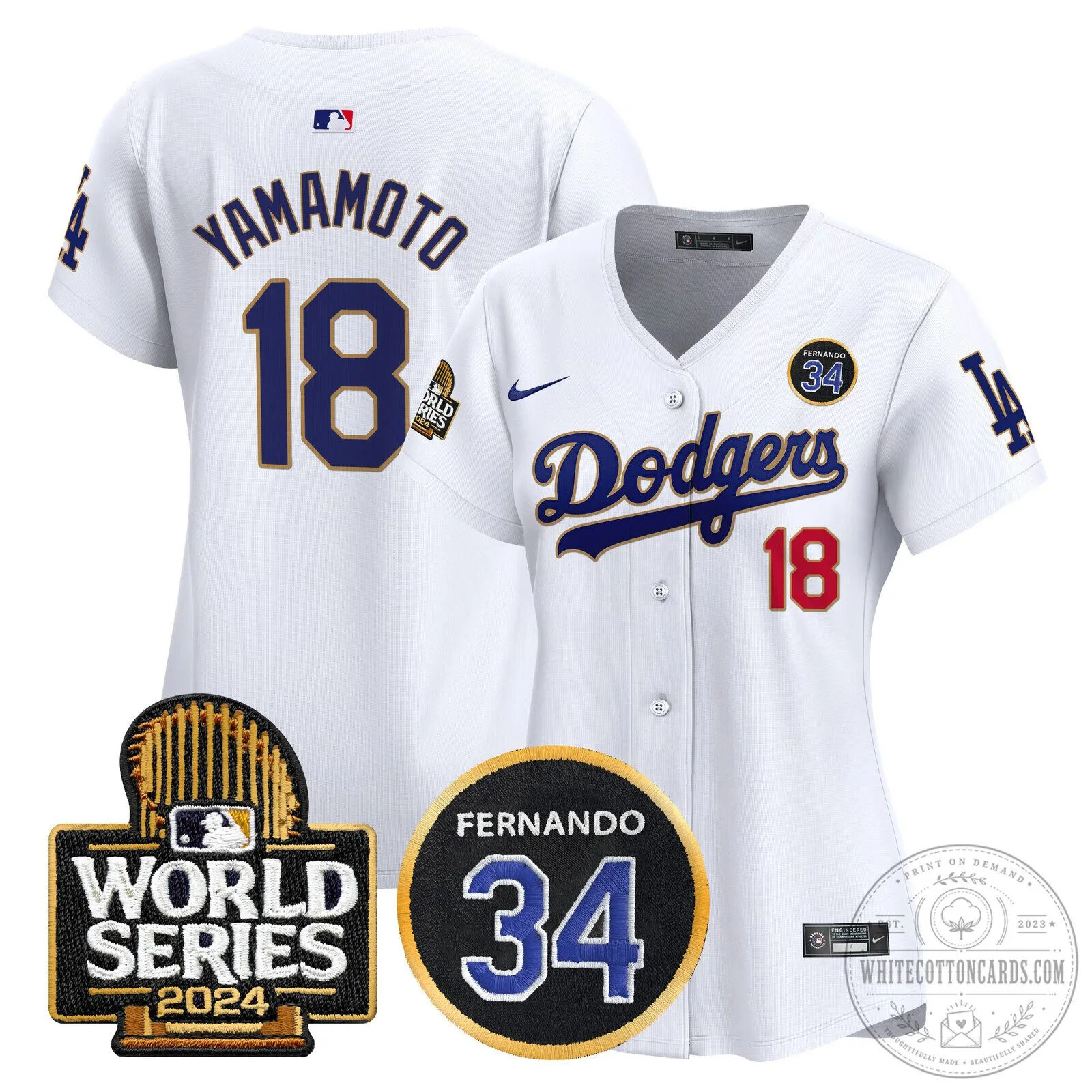 Dodgers Fernando Valenzuela Memorial 2024 World Series Patch Baseball Jersey 81 Dodgers Fernando Valenzuela Memorial 2024 World Series Patch Baseball Jersey
