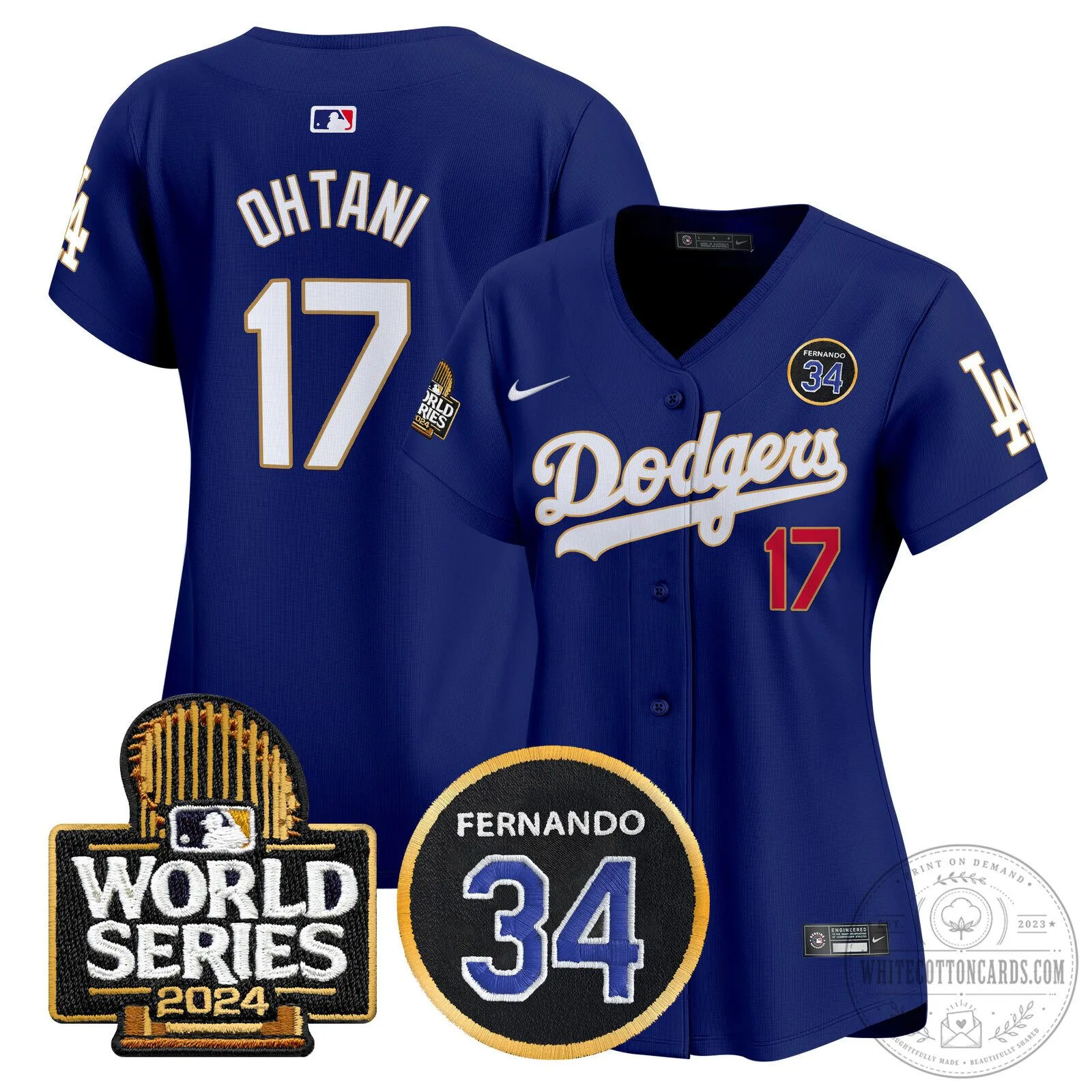 Dodgers Fernando Valenzuela Memorial 2024 World Series Patch Baseball Jersey 85 Dodgers Fernando Valenzuela Memorial 2024 World Series Patch Baseball Jersey