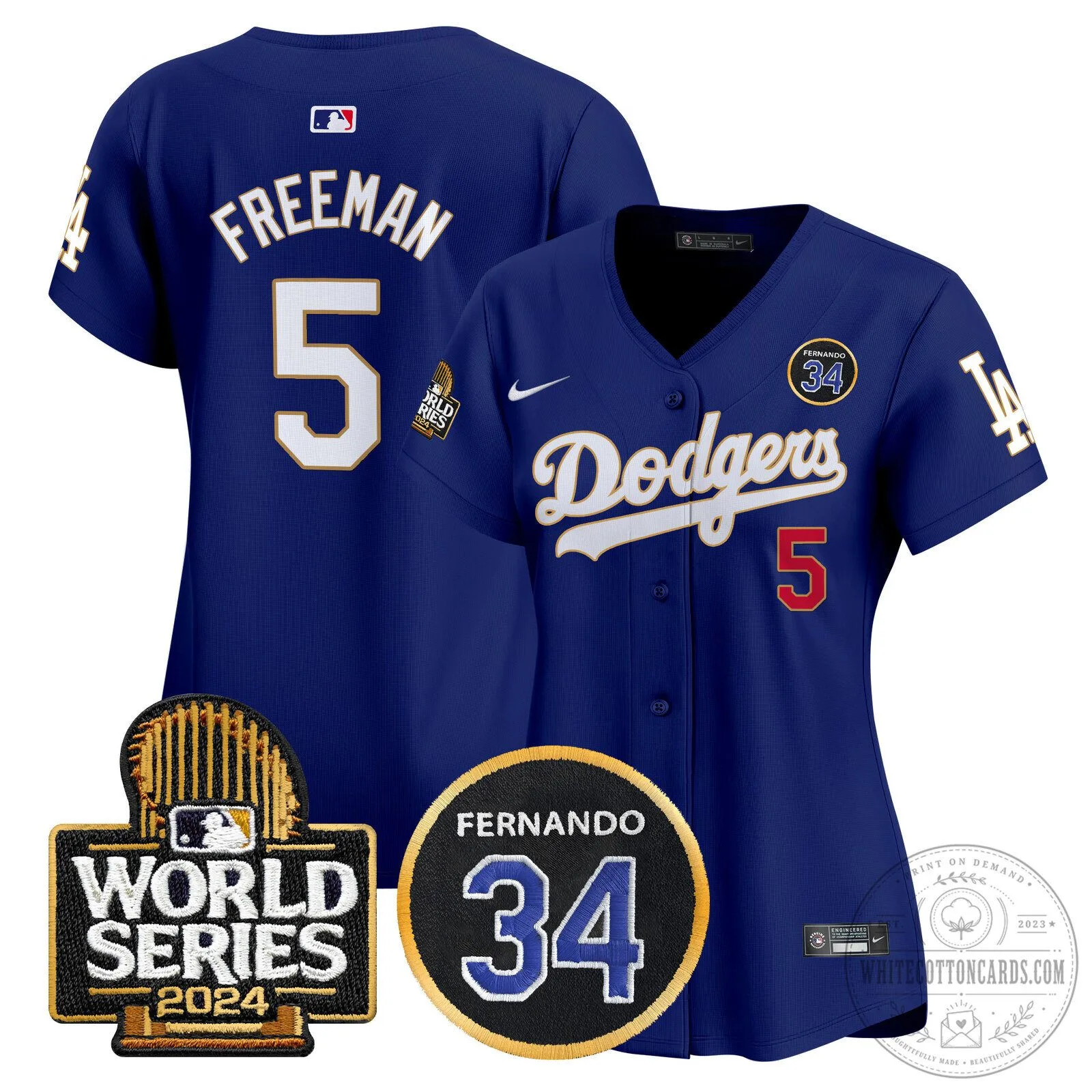 Dodgers Fernando Valenzuela Memorial 2024 World Series Patch Baseball Jersey 86 Dodgers Fernando Valenzuela Memorial 2024 World Series Patch Baseball Jersey