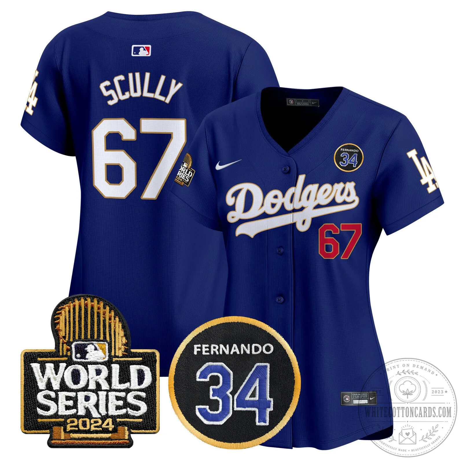 Dodgers Fernando Valenzuela Memorial 2024 World Series Patch Baseball Jersey 89 Dodgers Fernando Valenzuela Memorial 2024 World Series Patch Baseball Jersey