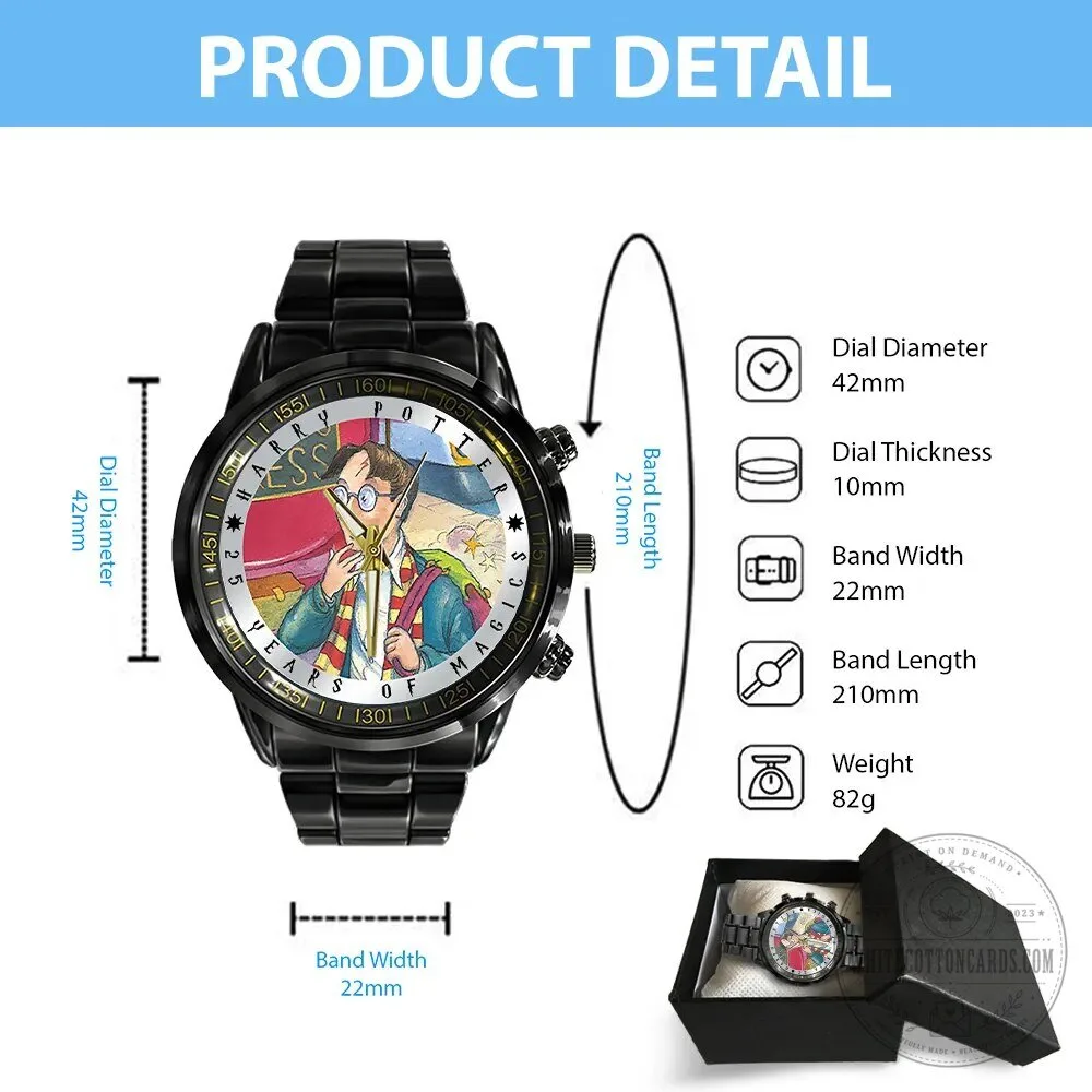 Harry Potter 25 Years of Magic Stainless Steel Wrist Watch 11 Harry Potter 25 Years of Magic Stainless Steel Wrist Watch
