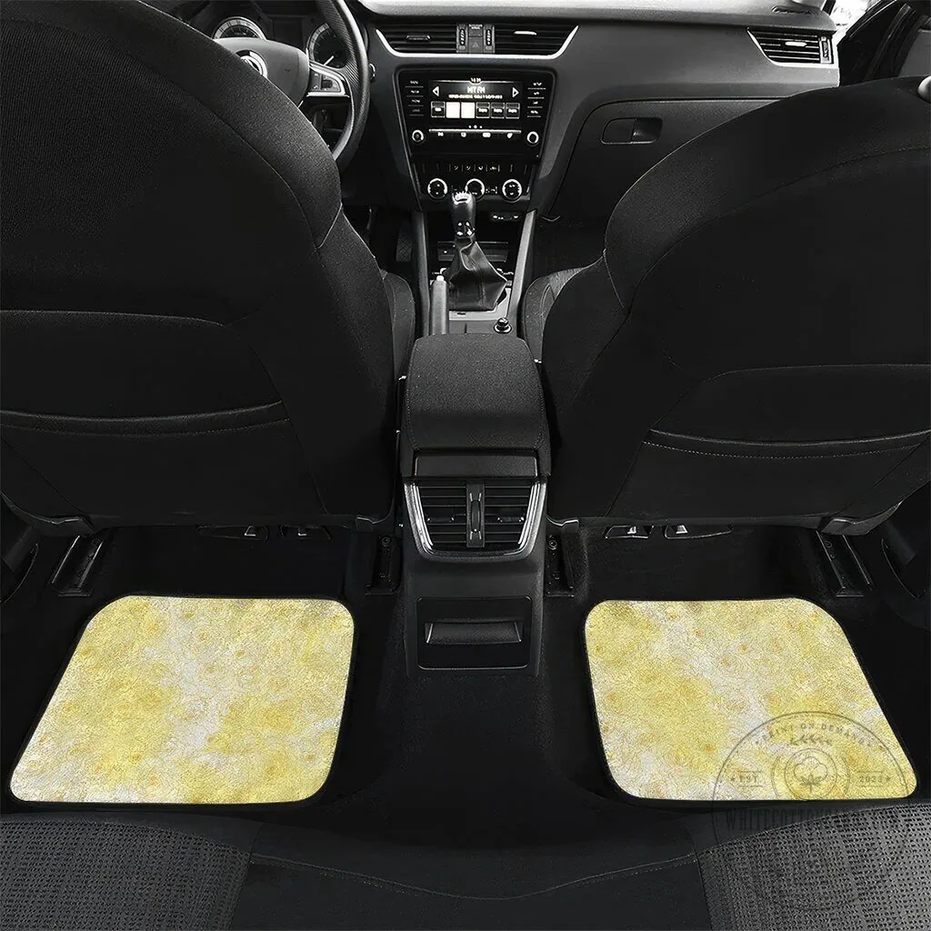 Melbourne Horse Floral Saddle Car Mat Set Yellow Rose With Wattle Flowers 11 Melbourne Horse Floral Saddle Car Mat Set Yellow Rose With Wattle Flowers