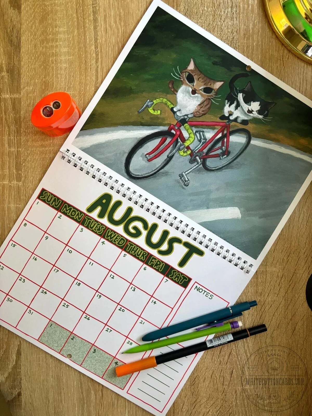 Kelly Pringle 2027 Calendar with Cats and Seals Artwork 11 Kelly Pringle 2027 Calendar with Cats and Seals Artwork